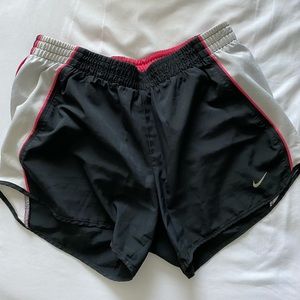 Black & Pink Running Shorts